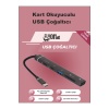 4 1 Otg- Usb Çoğaltıcı Hemde Kart Okuyuculu Usb Hub Telefon Tablet Için Type-c Girişli