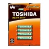 Toshıba Super Heavy Duty Manganez  AAA İnce Pil 4lü