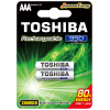 TOSHIBA 950 MAH ŞARJLI İNCE PİL 2Lİ