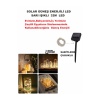 SOLAR GÜNEŞ ENERJİLİ SARI  IŞIKLI  LED IŞIK 32 METRE EV, BAHÇE, OFİS , ÇEŞİTLİ EŞYA SÜSLEME ŞERİT
