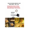 SOLAR GÜNEŞ ENERJİLİ SARI  IŞIKLI  LED IŞIK 32 METRE EV, BAHÇE, OFİS , ÇEŞİTLİ EŞYA SÜSLEME ŞERİT