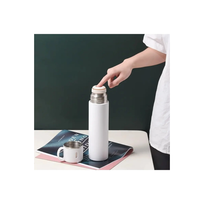 316 Paslanmaz Çelik Termos Bardak 580 Ml Bardaklı 20 Saat Sıcak-soğuk Thermos Mug Kupa Coffee