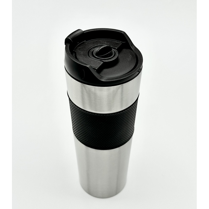 Yüksek Kaliteli Sıcak ve Soğuk French Press Çelik Termos Kupa Bardak Mug 500 ML  Kahve ve Bitki Çayı