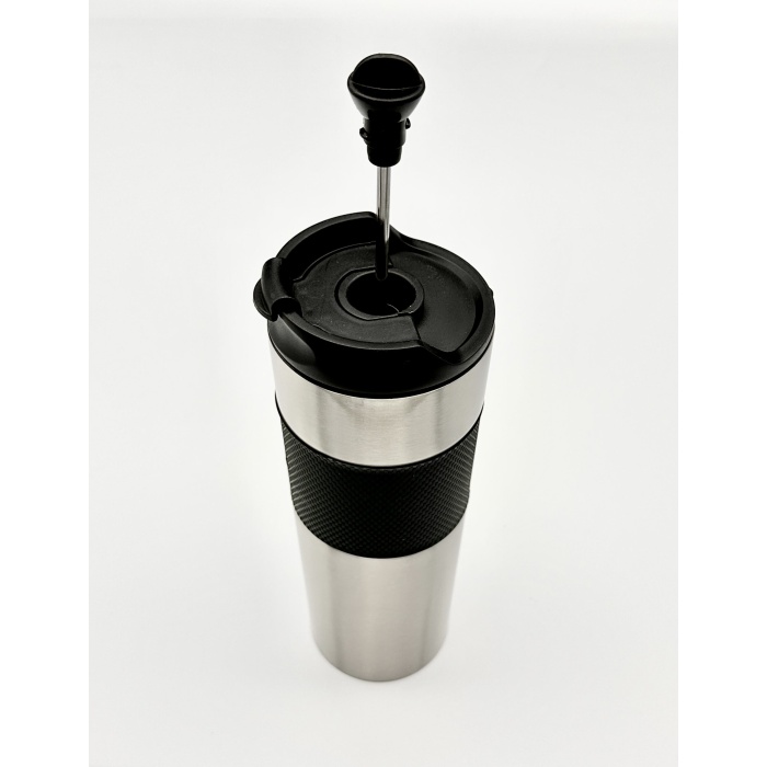 Yüksek Kaliteli Sıcak ve Soğuk French Press Çelik Termos Kupa Bardak Mug 500 ML  Kahve ve Bitki Çayı