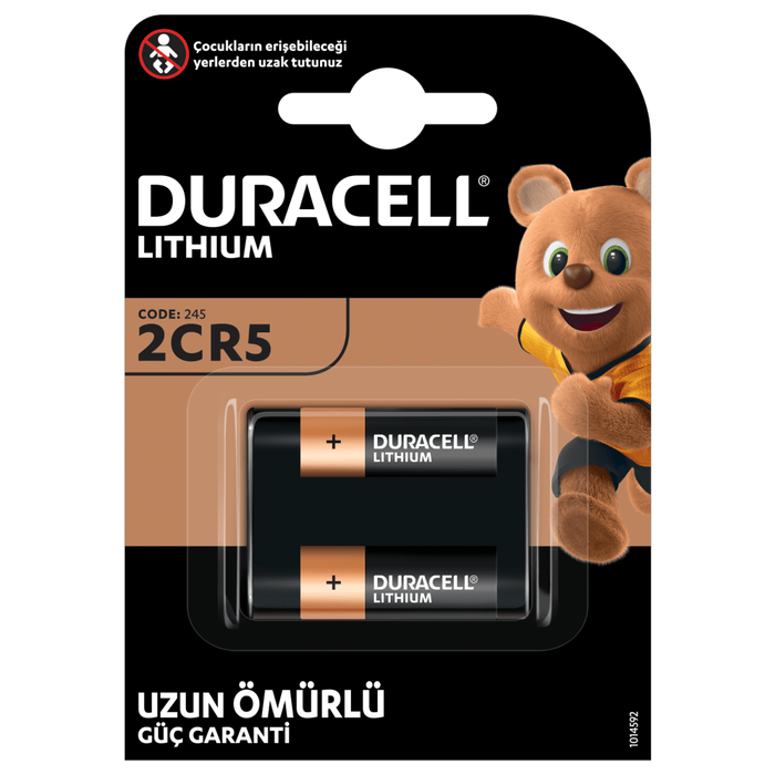 Duracell 2CR5/DL245 6V Lıthıum Pil 1li