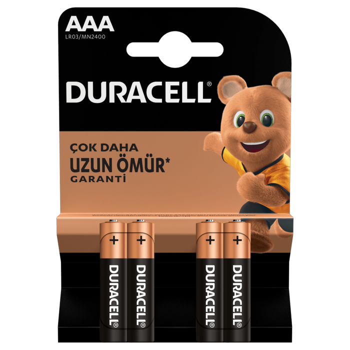 Duracell AAA İnce Pil 4lü