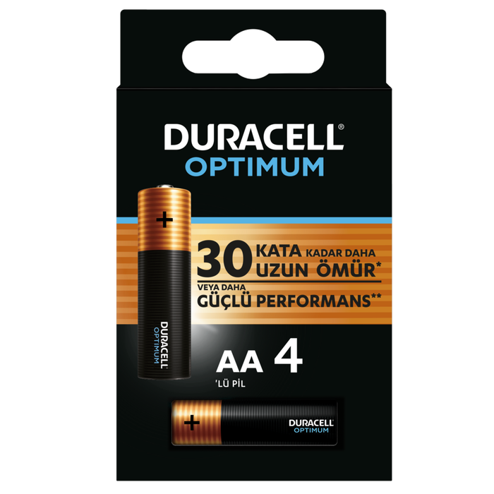 DURACELL OPTIMUM AA KALEM PİL 4LÜ