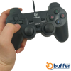 Çift Titreşimli Usb Kablolu Oyun Kolu Pc Uyumlu Vibration Gamepad