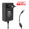 24 Volt - 1.5 Amper 5.5*2.5 Uçlu Yerli Üretim Plastik Kasa Priz Tipi Adaptör