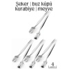 Çelik Mini Maşa Zazzeri Design 4 Lü Paket  718702