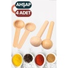 Baharat Kaşığı 7 Cm Mini Doğal Ahşap El Yapımı