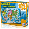 Ks Games Colorful World Map 50 Parça Puzzle