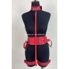 Kelepçeli Şık Deri Harness Takım, Kadın  Giyim - 869