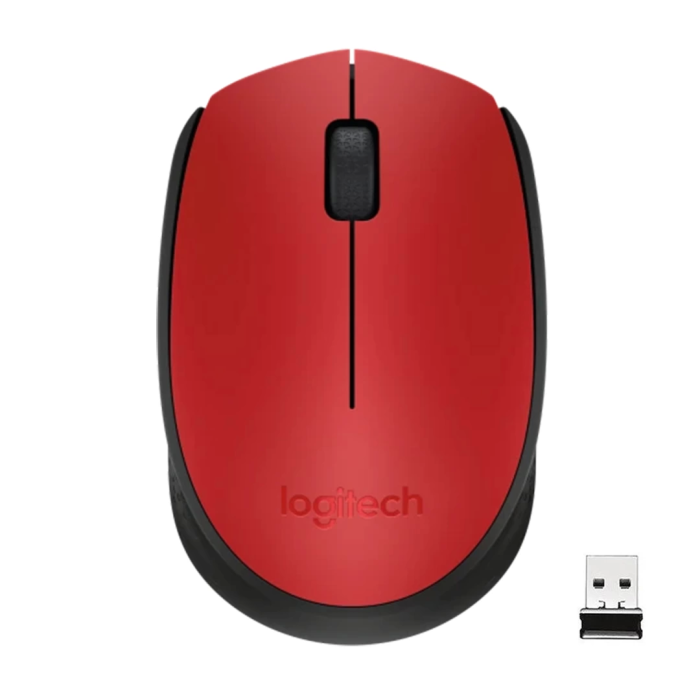 Logıtech M171 Usb Kırmızı Kablosuz Mouse