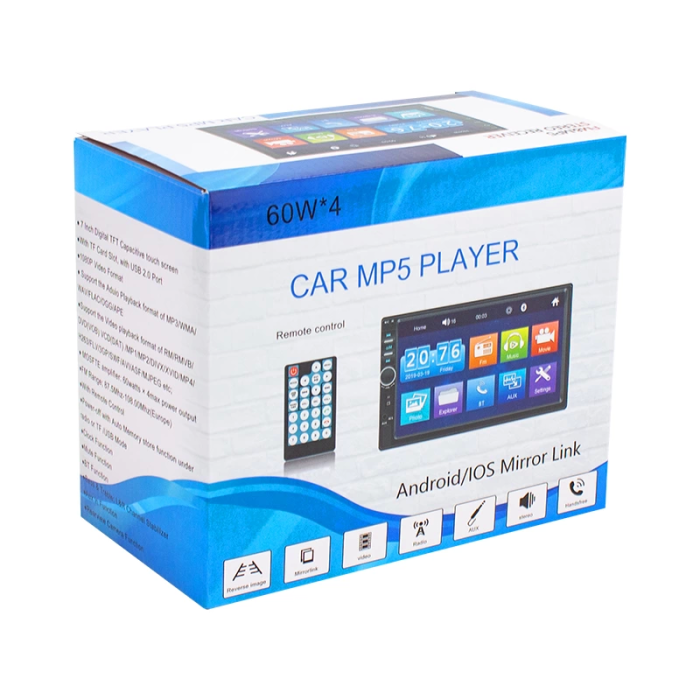 Mv-5418 Usb/sd/fm/aux/mp5/bluetooth 7 Dokunmatik Mekaniksiz Double Oto Teyp