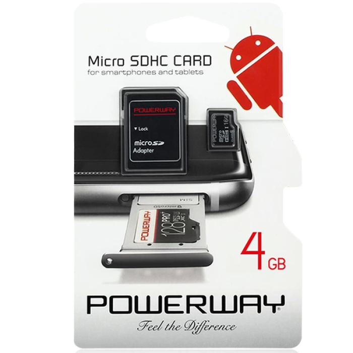 Powerway Pwr-4 4 Gb Mıcro Sd Hafıza Kartı