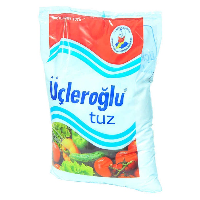 Yemeklik Iyotlu Öğütülmüş Kalın Sofra Tuzu 1500 Gr