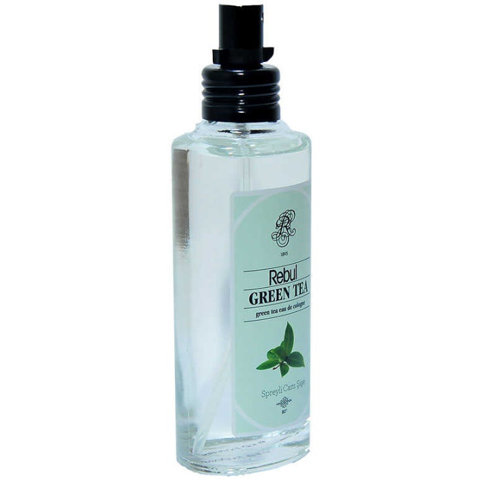 Yeşil Çay Kolonyası 80 Derece Cam Şişe Sprey Green Tea 100 Ml