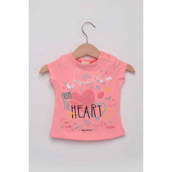 Heart Kız Bebek Taytlı Takım Kod/renk: Pembe