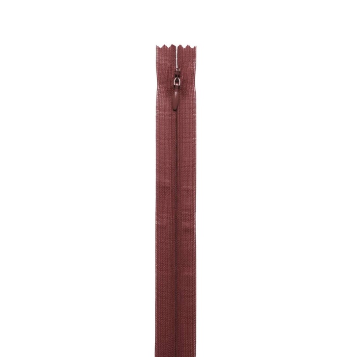 Gizli Etek Fermuarı 36 Bordo 20 Cm