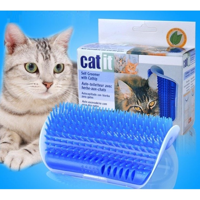 Catit Kedi Kaşınma Aparatı Mavi