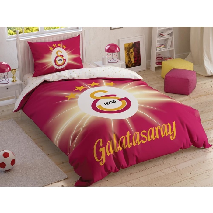 Galatasaray Light Glow Tek Kişilik Lisanslı Nevresim Takımı