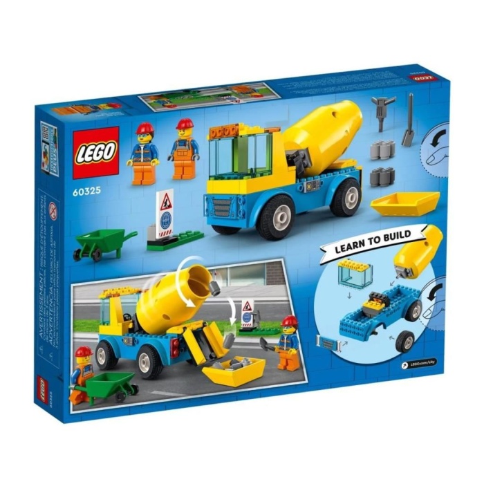 60325 Lego® City Beton Mikseri 85 Parça +4 Yaş Özel Lı Ürün