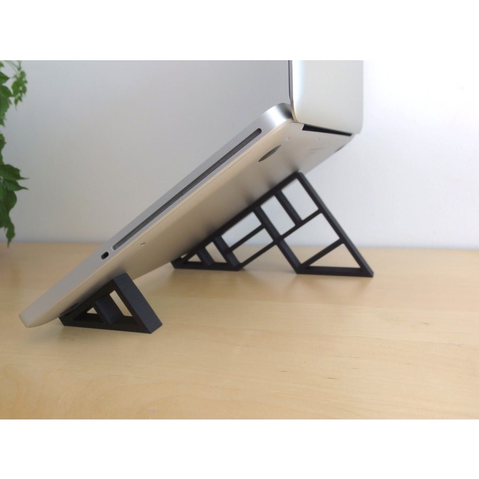 Geometrik Laptop Stand Yükseltici Siyah 1330829