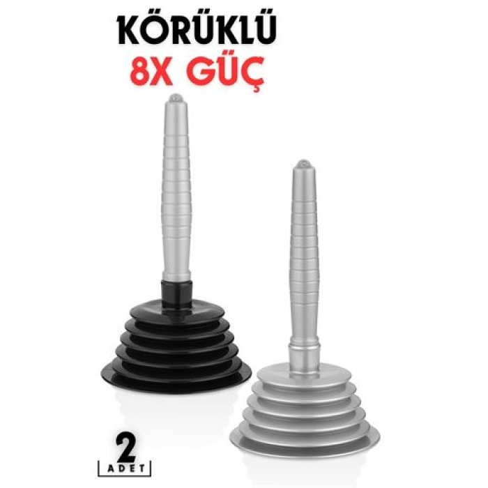 Körüklü Lavabo Açıcı Pompa 2 Adet Prograde Design