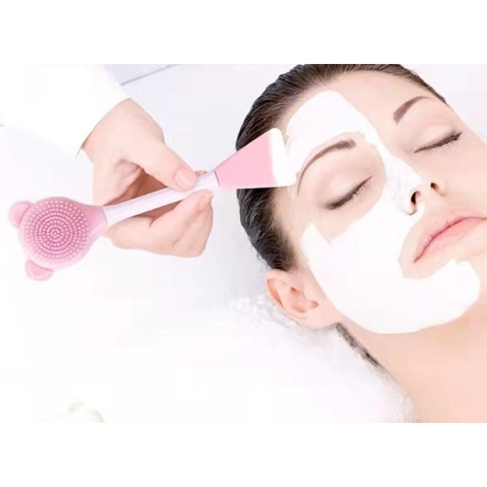 Cilt Bakım Fırçası Ve Maske Spatulası