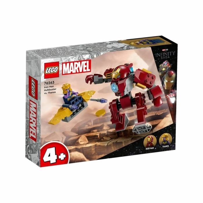 76263 ®  Iron Man Hulkbuster Thanos’A Karşı 66 Parça +4 Yaş