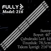 Fully Set-216 Tv Led Sunny 40