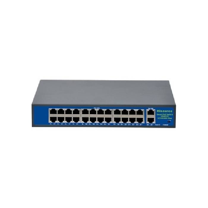 Hisource Hi-F2420GBL-A 24 Port POE Switch 400W