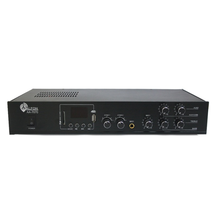 Alfon AA-7070 100W Anfi 2 Bölgeli USB/SD/RCA