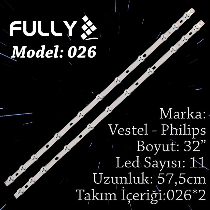 Fully Set-026 Tv Led Vestel 32 - 2038