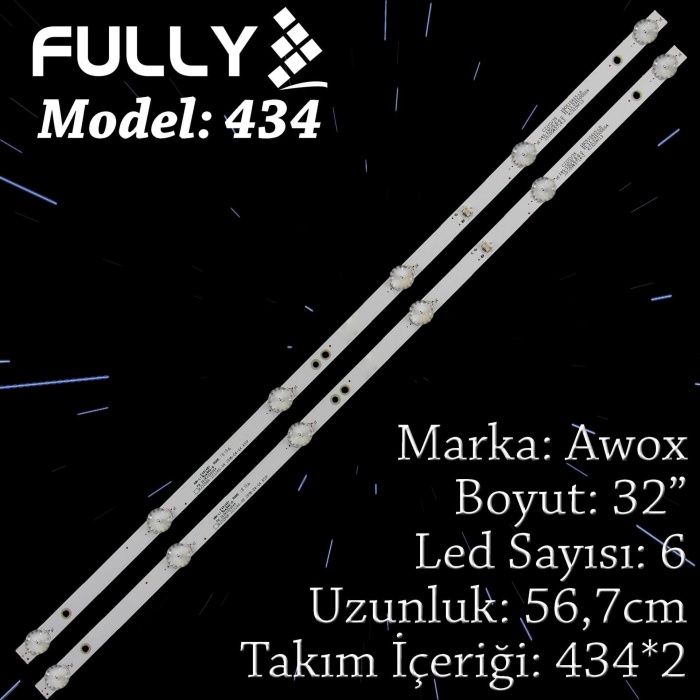 Fully Set-434 Tv Led Awox 32