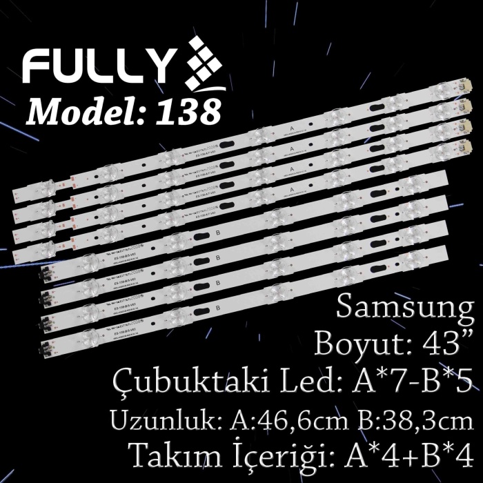 Fully Set-138 Tv Led Samsung 43