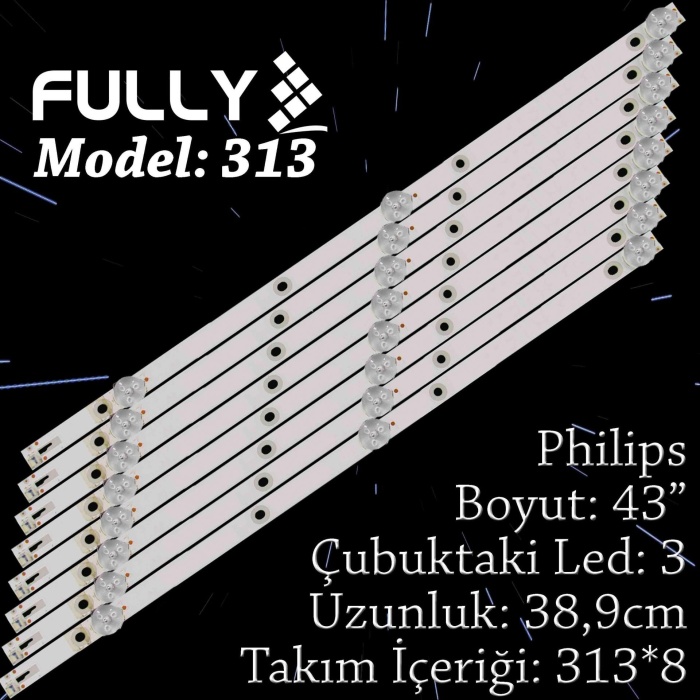 Fully Set-313 Tv Led Phılıps 43