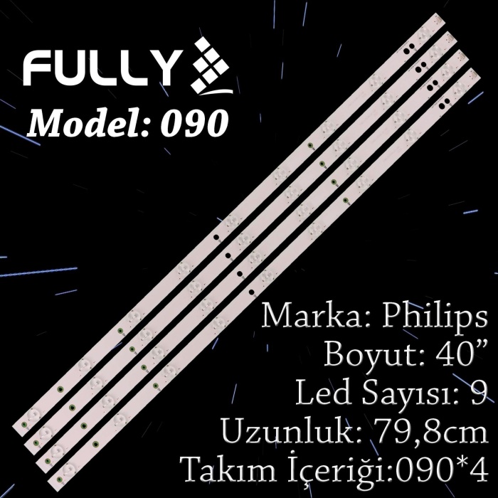 Fully Set-090 Tv Led Phılıps 40