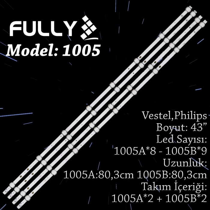 Fully Set-1005 Tv Led Vestel 43