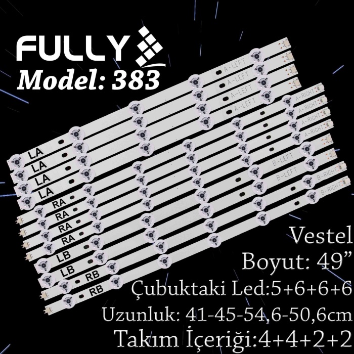 Fully Set-383 Tv Led Vestel 49