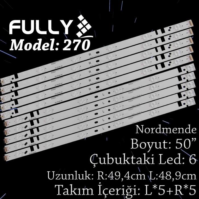 Fully Set-270 Tv Led Sunny 50