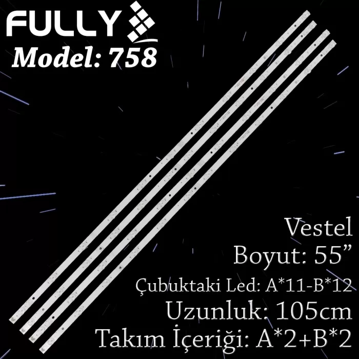 Fully Set-758 Tv Led Arçelik 55