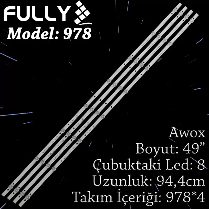 Fully Set-978 Tv Led Awox 49