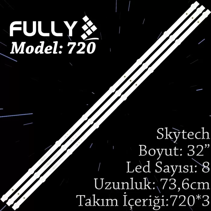 Fully Set-720 Tv Led Skytech 40