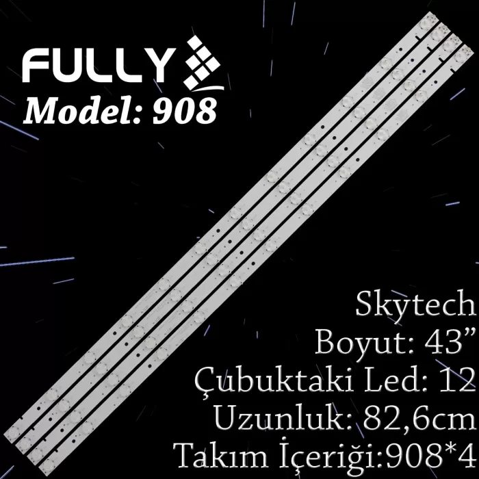 Fully Set-908 Tv Led Skytech 43