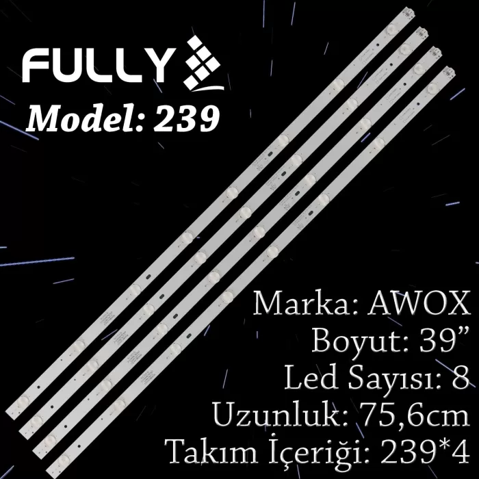 Fully Set-239 Tv Led Awox 39