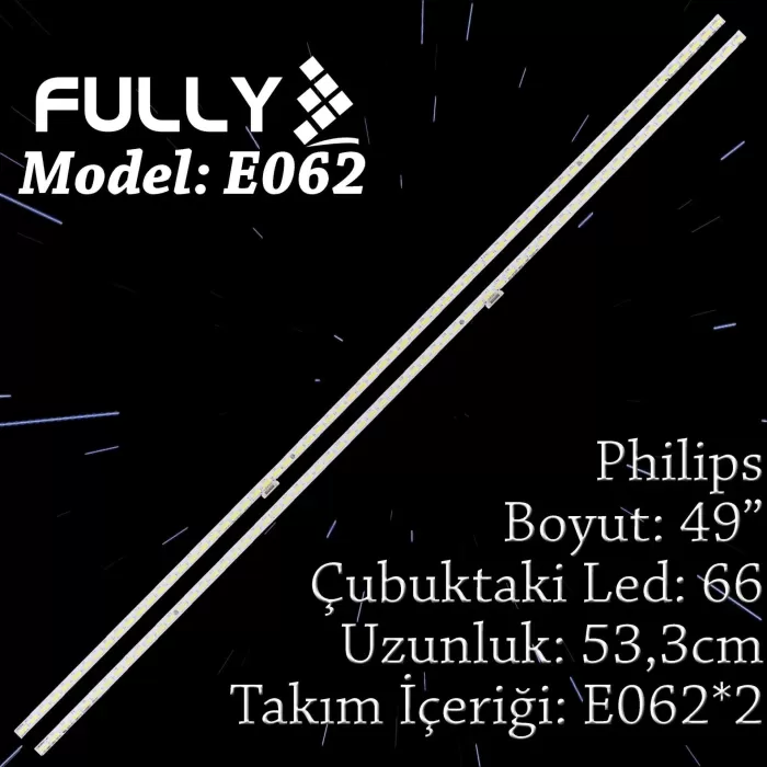 Fully Eled-062 Tv Led Phılıps 49