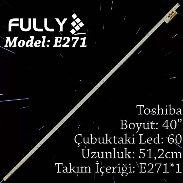 Fully Eled-271 Tv Led Toshıba 40