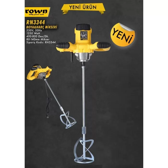 Rown RN3344 Boya Harç Karıştırıcı Mikser 1250W